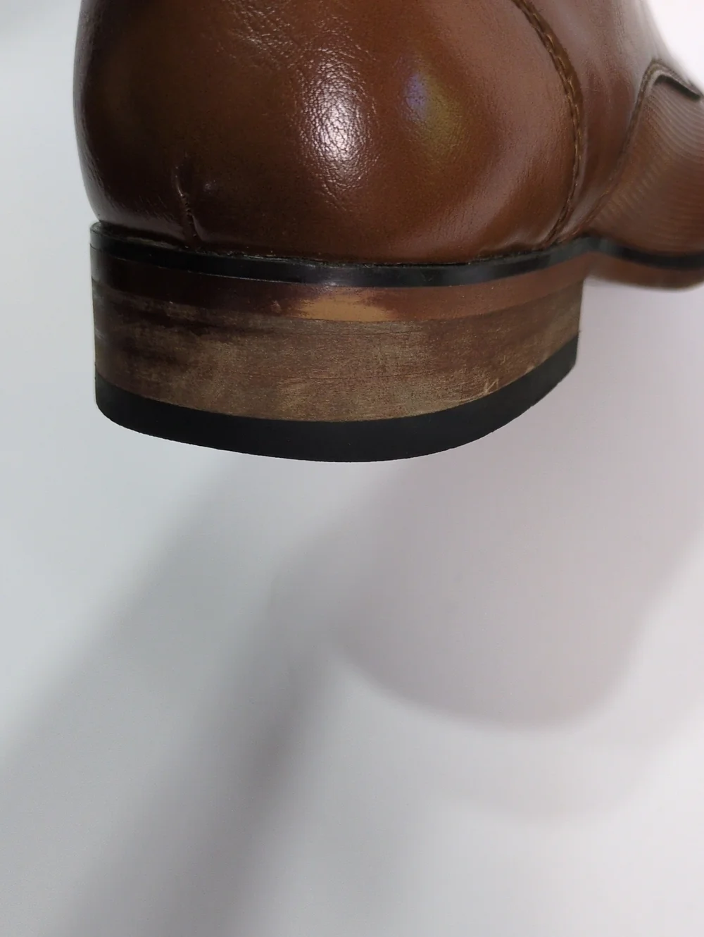 Tommy Hilfiger Mens Sheldon Cap Toe Derby Oxfords Brown Textured PU Size 9 M